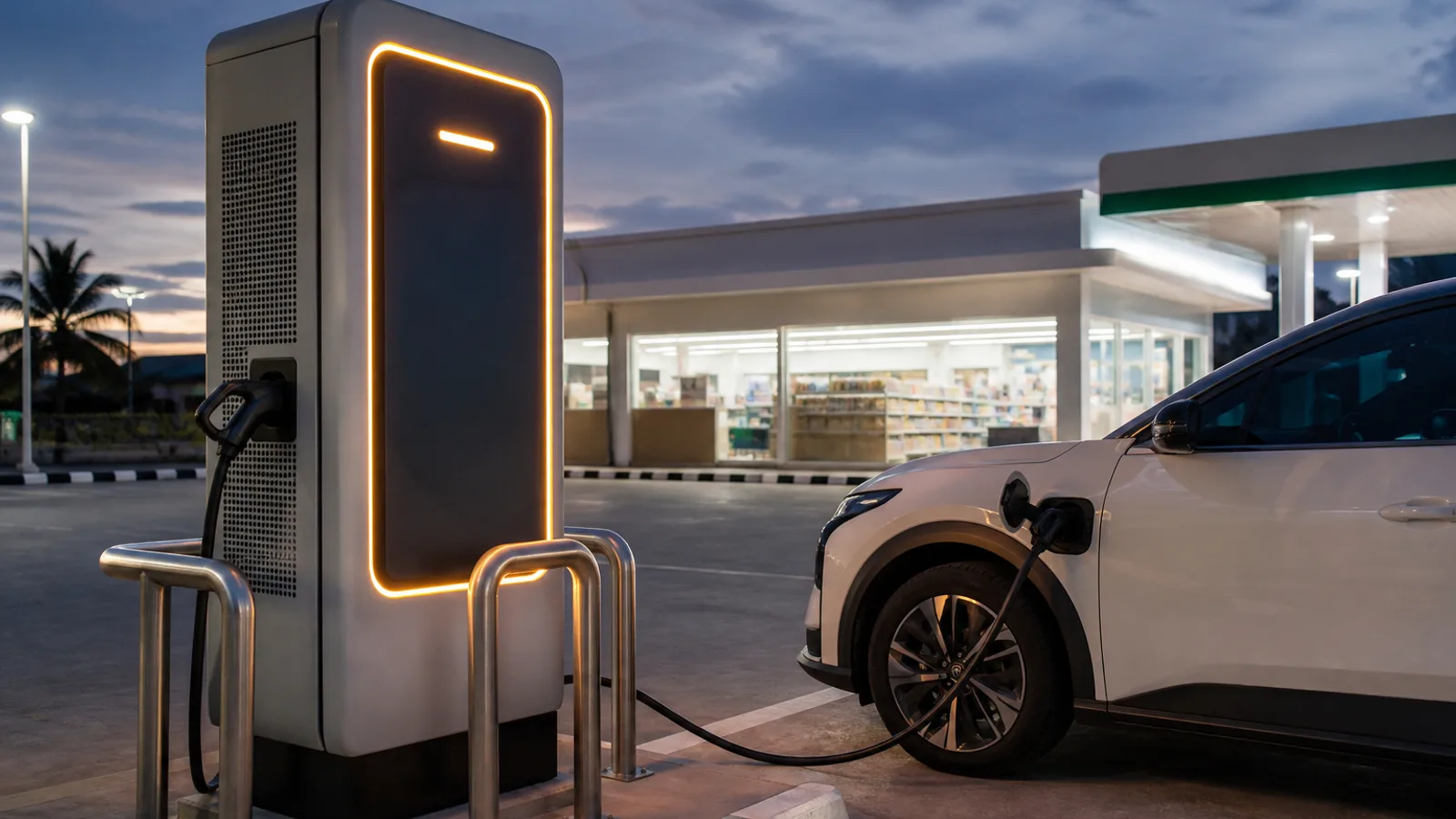 EV Station 120 kW — ติดตั้ง DC Fast Charger 120 kW