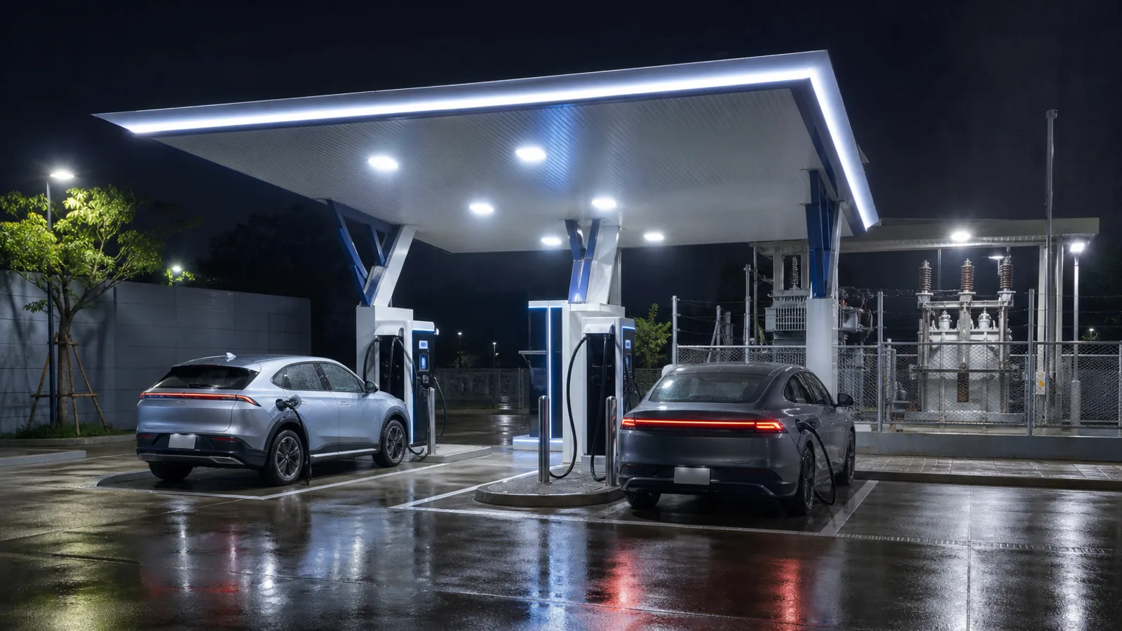 EV Station 240 kW — ติดตั้ง DC Fast Charger 240 kW