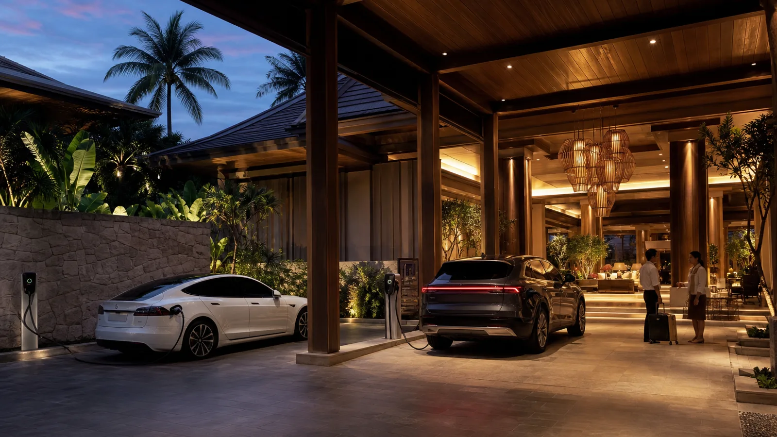 EV Station สำหรับโรงแรม — ติดตั้งสถานีชาร์จโรงแรม