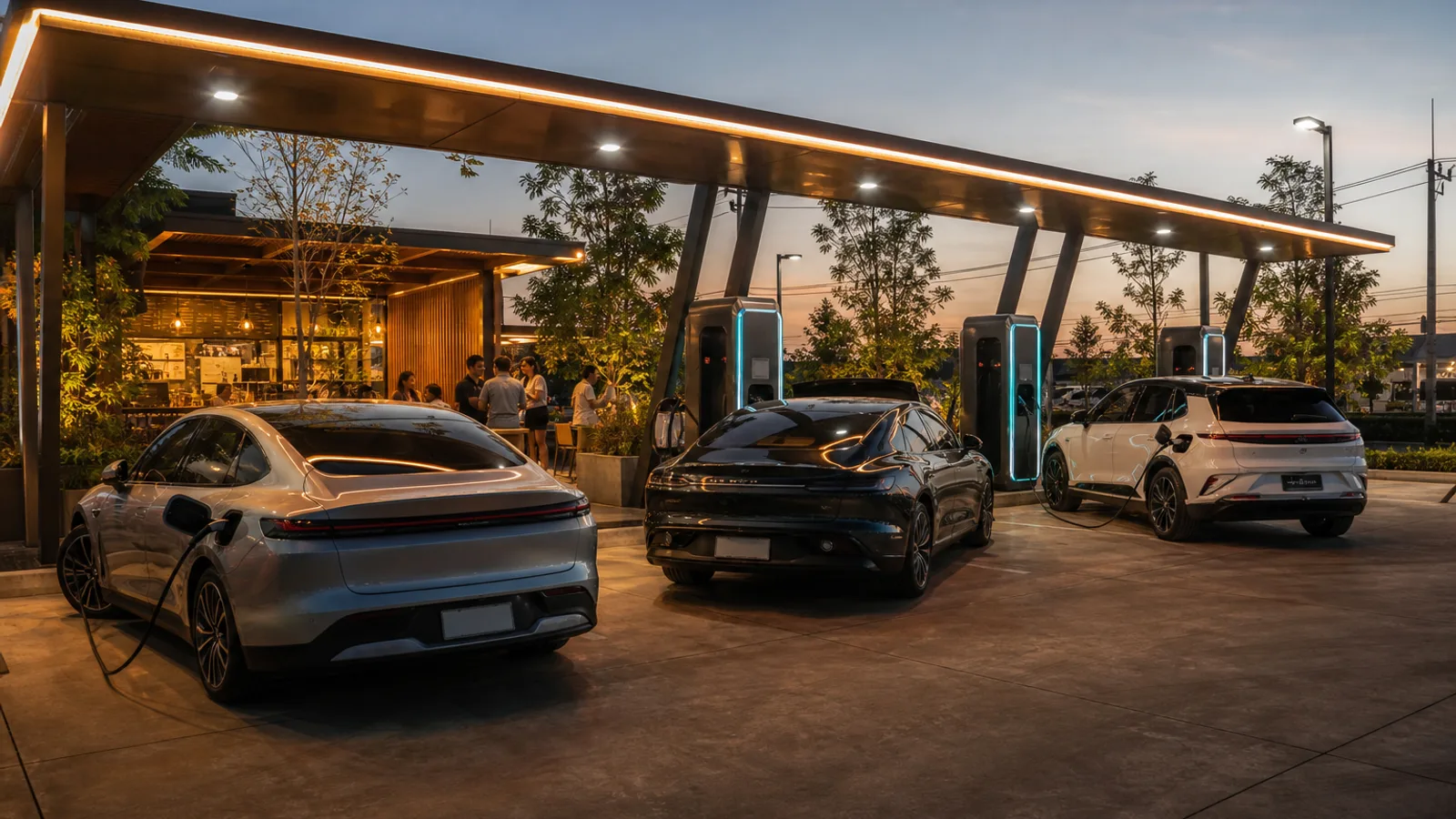 EV Station ROI — คำนวณผลตอบแทนสถานีชาร์จรถไฟฟ้า